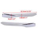 2x 32cm Chrome Plated Fog Light Lamp Trim Cover Eyebrow fit for BMW F48 X1 2016