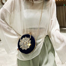 New Women'S Bag Elegant Ring Diamond Evening Bag Handbag Chain Single Shoul