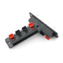 5pcs Single Row 4 Pin 4 Position Speaker Terminal Board Connectors Adapter JR