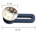 Metal Silicone Button Adjustable Detachable Jeans Button for Clothing (5) A