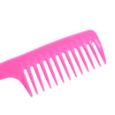 New  Wet Haircut Hair Comb Hairdressing Plastic Detangler Handle Wide-tooth C Cy