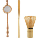Natural Bamboo Tea Strainer Matcha Whisk Brush Green Tea Powder Whisk Scoop C9A6
