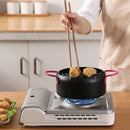 18cm Steel Japanese Style Tempura Frying Pot Portable Outdoor Pan Egg Panca