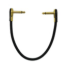 Guitar Patch Cables Right Angle, 30cm 1/4 Instrument Cables for Effect Peda