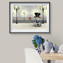 5D DIY Full Drill Diamond Painting Snowman Cross Stitch Mosaic Kits Decor