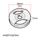 5Pcs Metal Turntable Record Adapter For 45RPM