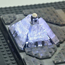 DIY Assembled Building Blocks LED Light Architecture Building Series Louvre S7K1