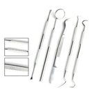 5Pcs Stainless Steel Dental Oral Sculpture Kit Tool Deep Care Set Cleaning ME