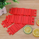 4pcs/set Cake Mold Silicone Red Bread Cake Pan Adjustable DIY Baking Mold