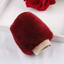3Pcs/set Winter wine red warm plush car steering wheel cover handbrake covers ME