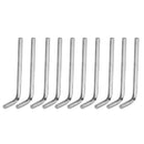 Hex L Shape Allen Key Wrench Metric Nickel Plated Flat Head Spanner (10pcs)