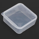 5X Small Transparent Plastic Storage Box  Square Multipurpose display box3c
