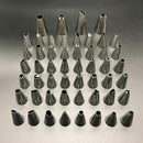 52x Icing Piping Set Pastry Fondant Cake Decorating Sugarcraft Nozzle Tip  XEX