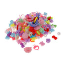 3-5mm Plastic Beads Assorted Colour Children Kids DIY Craft Supplies Lot
