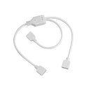 4 pin divider adapter cable for 1 to 2 LED RGB color, light bar connector