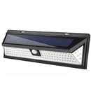LED Solar Wall Light Waterproof Human Motion Sensor Warning Lamp for Garden