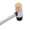 Fret Hammer 7/8" diameter head -UHMW&Brass head-Guitar luthier hammer Black