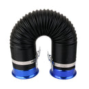 Blue Cold Air Intake Duct Supply Induction Plastic Flexible Plastic