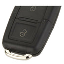 Black 2-key folding key shell Remote Car Key Case for Volkswagen Golf MK4 B L9F7