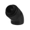 G1/4 Screw Thread 45 Degree Elbow Rotation Brass Connector Fitting(Black)