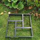 2x DIY Path Maker Walk Paving Mould Pavement Garden Concrete Stepping Stone Mold