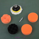 7 Pcs 3 inch Buffing Pad Auto Car Polishing Wheel Kit Buffer + M14 Drill Ad