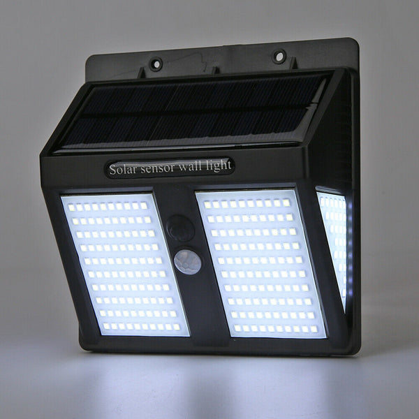 250LED Solar Motion Sensor Wall Light Waterproof Outdoor Yard Security Lamp