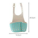 Kitchen Hanging Drain Bag Basket Bath Storage Gadget Tools Sink Holder green