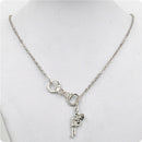 Stylish 1Pcs Handcuff and Gun Lariat Necklace Pendant Necklace JR