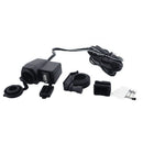 Motorcycle Waterproof 12V Cigarette Lighter USB Power Socket Charger For Ph