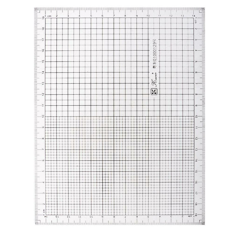 Acrylic Ruler Graph Scale Grid Ruler for Drawing Coordinate Science Supplies