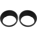 Front Headlight Trim Cover Bezels for Jeep Wrangler Rubicon Sahara Sport JK