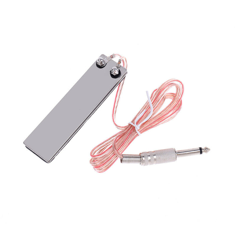 1X Stainless Steel Tattoo Foot Pedal Switch Control For Machine Gun Power Sup Gw