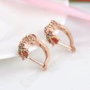 Charm Fashion Women Lady Elegant Crystal Rhinestone Ear Stud Earrings Jewelry H