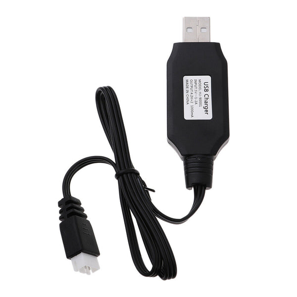 4.2V 54cm Black USB Charging Cable for WPL B14K B24K C14K C24K B16K B36K