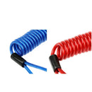 2 x Safety Lanyard Spring Coil Rope 1.2-1.5m Disc Brake Lock Reminder Cable