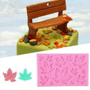 Silicone Fondant DIY Mold Maple Leaves Mould Shaping Cake Baking Decor Y7I4