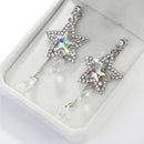 Star Crystal Rhinestone Ear Studs Drop Dangle Earrings Wedding Jewelry Giftsâ„–[