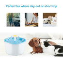 Pet Fountain Cat Water Dispenser Quiet Flower