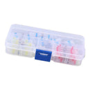 50Pcs 2:1 Heat Shrink Tubing Sleeve Sleeving Heat Shrink 4 Terminal Types