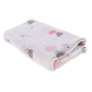 2 pcs Baby Muslin Swaddle Soft Sleeping Blanket Wrap Bath Towel 110x110cm