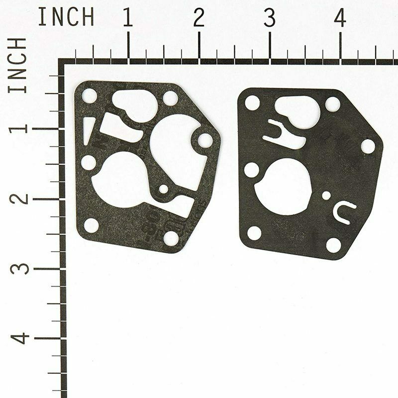 2Pcs Carburetor Diaphragm Gasket Kit For: 495770 795083 Carburetor