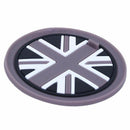 Mini Auto Car Water Cup Bottle Holder Anti-slip Pad Mat 72mm  Black & gray