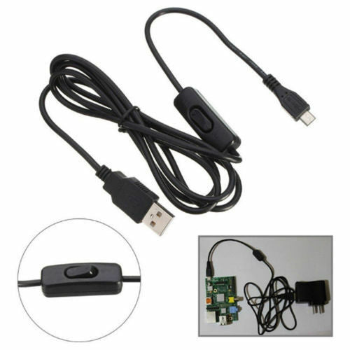 1.5m Micro USB Cable With ON/OFF Charging Cable Switch Toggle Power Control ME