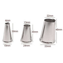 3pcs Peach Nozzle Decorating Pastry Tips Fondant Icing Nozzles Piping Bakewa Hn