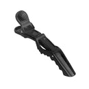 6Pc Plastic Extra Large Hair Styling Sectioning Clips Alligator Clips Black