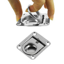 1xUniversal Stainless Steel Slam Latch Flush Pull Hatch Latch for Marine Boat RV