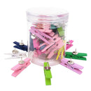 100x Wooden Clip Cloth Photo Paper Pegs Clothespin Craft for Bulletin Note Board