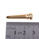 6x Brass Guitar Bridge Pins Peg DIY Golden for Acoustic Classical Guitar