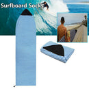 Surfboard Socks Cover 6Ft Blue And White Stripes Surf Board Protective Bag SJ3L4